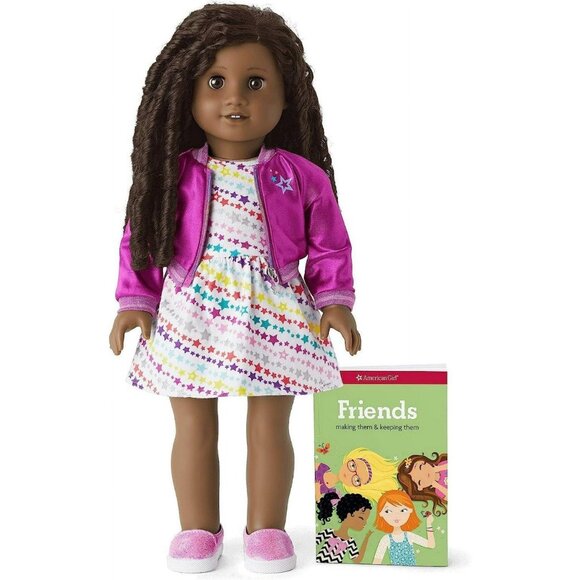 American Girl Doll #67 Black Hair Dark Skin Brown Eyes Truly Me, New-in-Pack - Picture 1 of 4